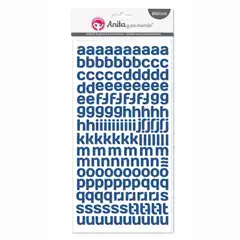 Material ALFABETO GOMA EVA AUTOADHESIVO AZUL GRAFOPLAS REF.37016034